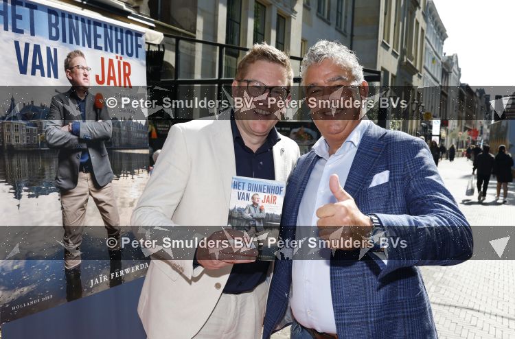 Den Haag 21 mei 2026
Boekpresentatie Jair Ferwerda in Den Haag bij Cafe restaurant Luden . jair Ferwerda en Martijn Koolhoven