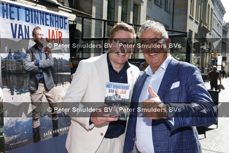 Den Haag 21 mei 2026
Boekpresentatie Jair Ferwerda in Den Haag bij Cafe restaurant Luden . jair Ferwerda en Martijn Koolhoven