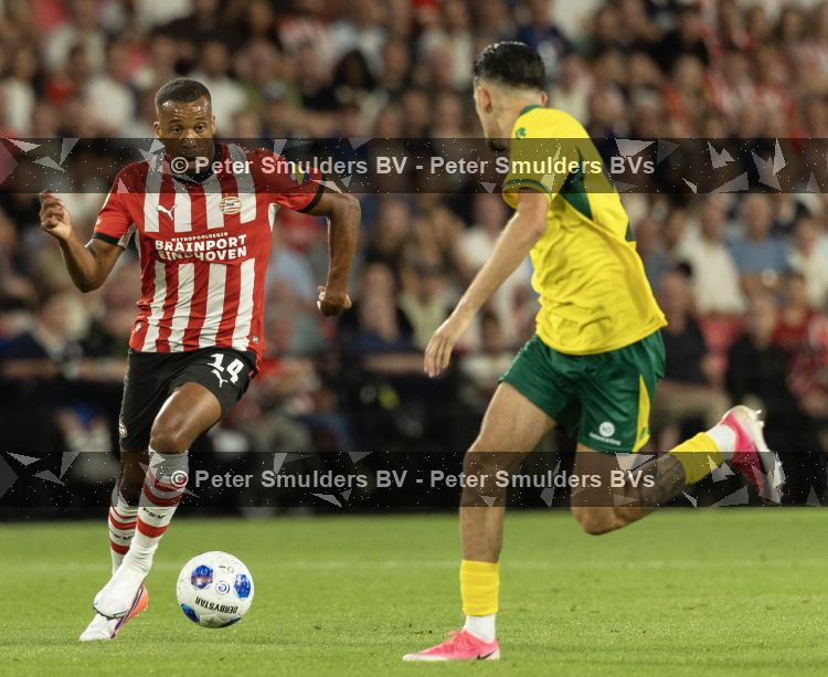 Eindhoven, 8 Augustus 2026
Kompetitie Seizoen 2026/2027
PSV-Fortuna SC, eindstand 2-2
Alassane Plea
Foto Carlo van Hout