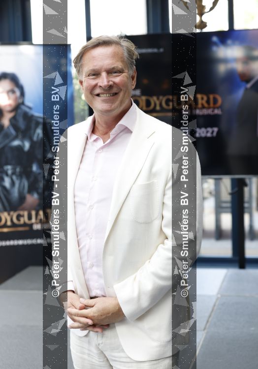 Amsterdam 7 juli 2026
Presentatie cast The Bodyguard met in de hoofdrollen Gaia Aikman Dorian Bindels Juvat Westendorp en Numidia . Albert Verlinde is een van de producenten . Presentatie was in het Amstel Hotel.