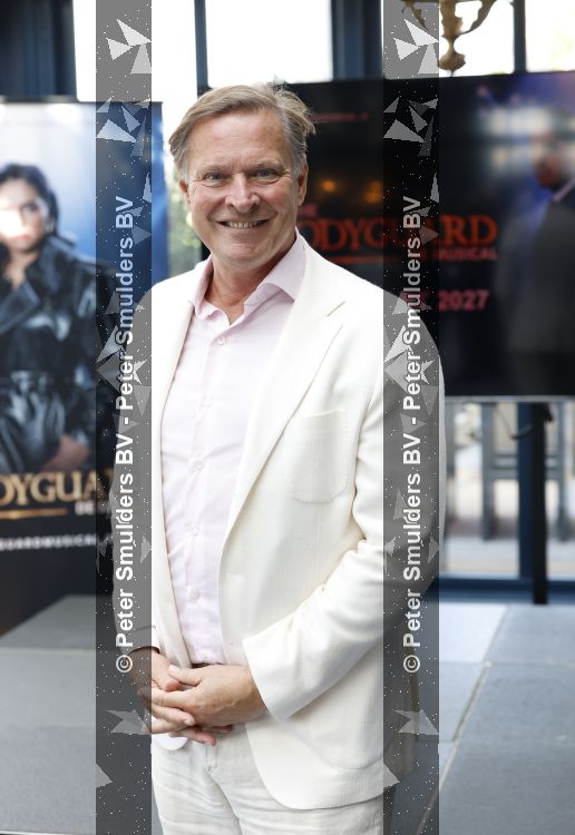 Amsterdam 7 juli 2026
Presentatie cast The Bodyguard met in de hoofdrollen Gaia Aikman Dorian Bindels Juvat Westendorp en Numidia . Albert Verlinde is een van de producenten . Presentatie was in het Amstel Hotel.