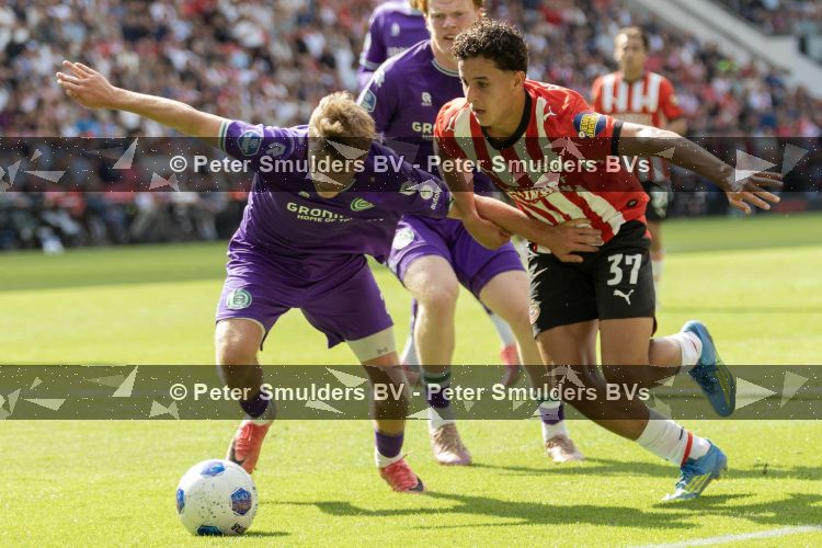 Eindhoven, 23 augustus 2026
Vriendenloterij Eredivisie
PSV - FC Groningen eindstand 5-1
Amir Bouhamdi 

Foto Carlo van Hout