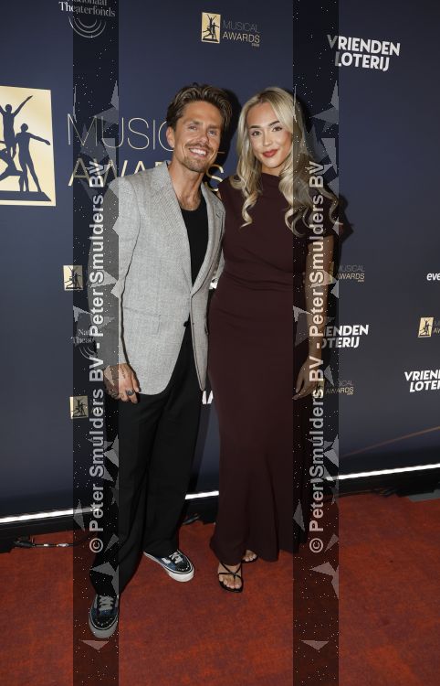 Leusden 20 mei 2026
Andre Hazes en zijn vriendin Noa Braaf voor het eerst samen op een rode loper tijdens het Musicalawards Gala bij AFAS>