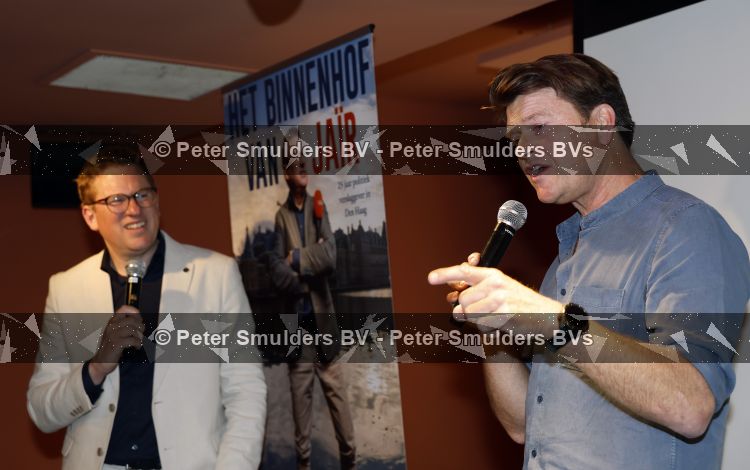 Den Haag 21 mei 2026
Boekpresentatie Jair Ferwerda in Den Haag bij Cafe restaurant Luden . Beau v erven Dorens 