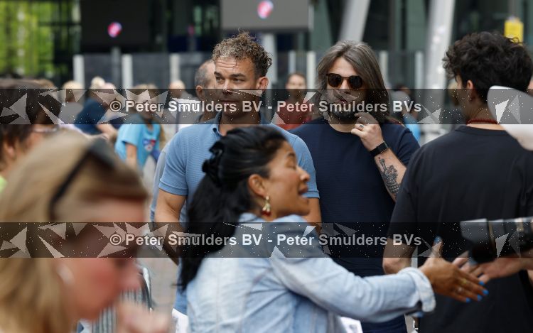 Amsterdam 31 mei 2026
Premiere Rutger Thomas en Paco 2 in Pathe Arena . Dionne Slagter kwam met haar broer (blauwe polo) en partner ( zonnebril )