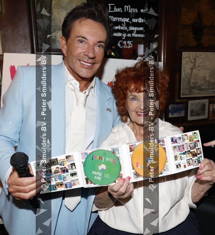 Laren 13 mei 2026
Imca Marina viert haar 85e verjaardag bij het bonte Paard in Laren . Gerard Joling reikte de eerste cd uit 
