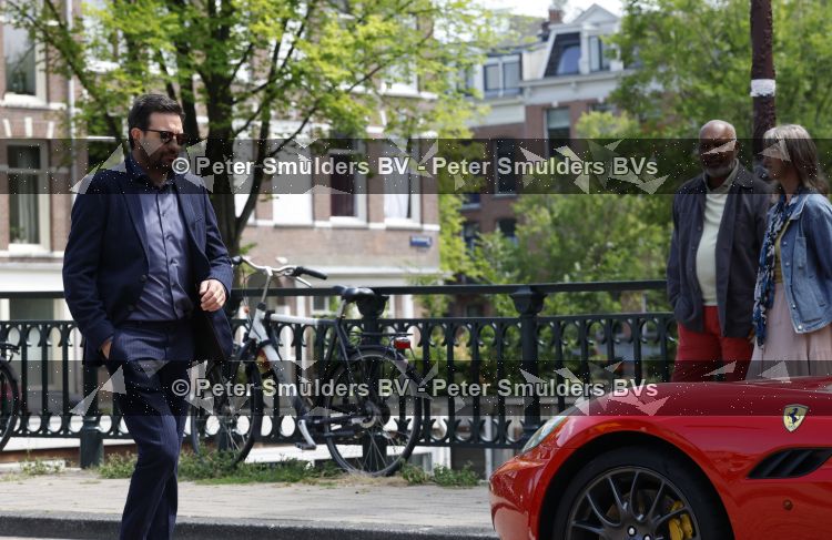 Amsterdam 7 juli 2026
Jeroen Spitzenberger met ferrari cabrio tijdens netflix serie Haantjes .