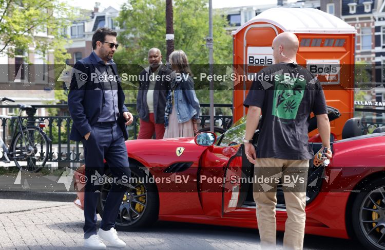 Amsterdam 7 juli 2026
Jeroen Spitzenberger met ferrari cabrio tijdens netflix serie Haantjes .