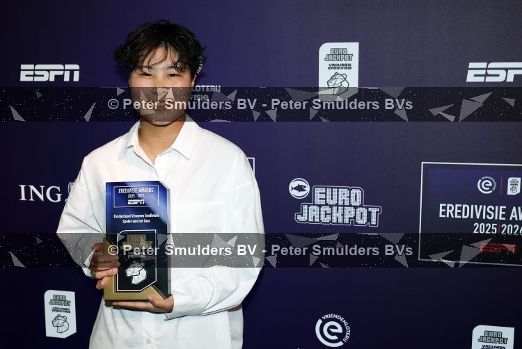 Maarssen 25 mei 2026
Voetballer van het jaar gala in de Fabrique in Maarssen . ESPN organiseert het . Kokona Iwasaki