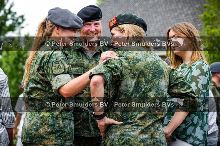 Breda 29 mei 2026
Koningin Maxima krijgt haar baret uitgereikt na afronding van haar training tot reservist, 29 Mei 2026.