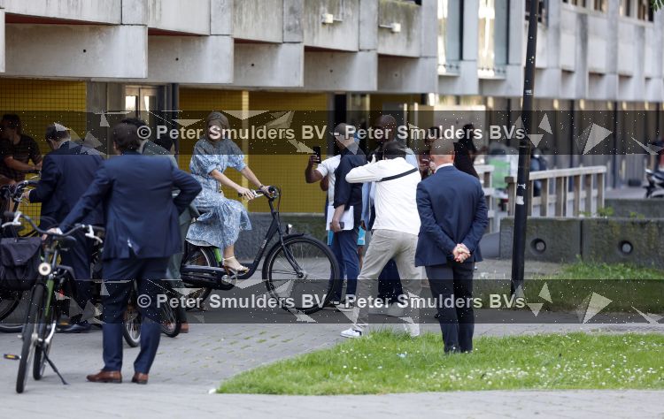 Amsterdam 9 juli 2027
Koningin Maxima op bezoek in de Bijlmer . Ze gaat ook met de fiets naar de andere locatie.