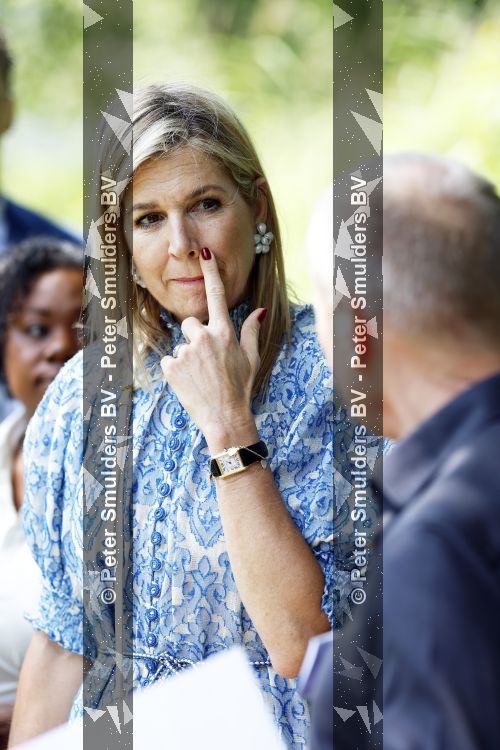 Amsterdam 9 juli 2027
Koningin Maxima op bezoek in de Bijlmer . Ze gaat ook met de fiets naar de andere locatie.