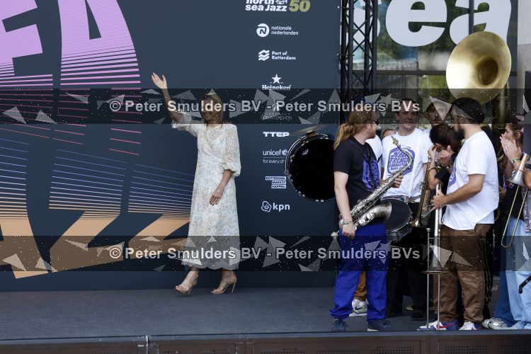 Rotterdam 10 juli 2026
Koningin Maxima opent het North sea jazz festival in Ahoy .
