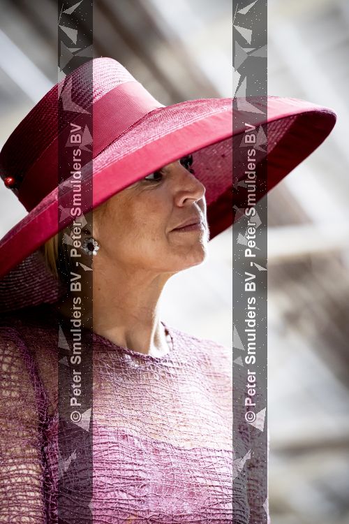ROERMOND 19 mei 2026 Koning Willem Alexander en Koningin Maxima brengen een streekbezoek aan de gemeenten Maasgouw, Echt-Susteren, Roerdalen en Roermond. Tijdens het streekbezoek bezoekt het paar de schutterij in Wessem, Abdij Lilbosch in Echt, het smalste stukje Nederland in Illikhoven en Roermond, 19 Mei 2026. 