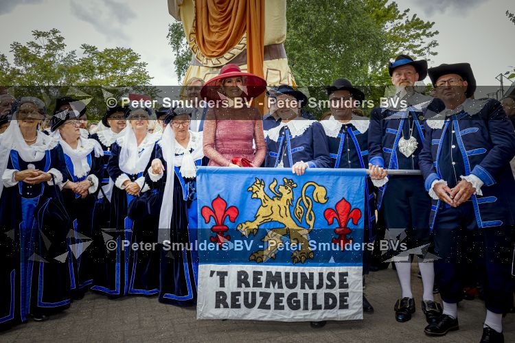ROERMOND 19 mei 2026 Koning Willem Alexander en Koningin Maxima brengen een streekbezoek aan de gemeenten Maasgouw, Echt-Susteren, Roerdalen en Roermond. Tijdens het streekbezoek bezoekt het paar de schutterij in Wessem, Abdij Lilbosch in Echt, het smalste stukje Nederland in Illikhoven en Roermond, 19 Mei 2026. 