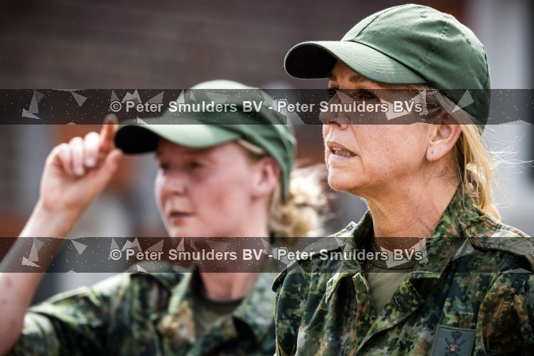 Breda 29 mei 2026
Koningin Maxima krijgt haar baret uitgereikt na afronding van haar training tot reservist, 29 Mei 2026.