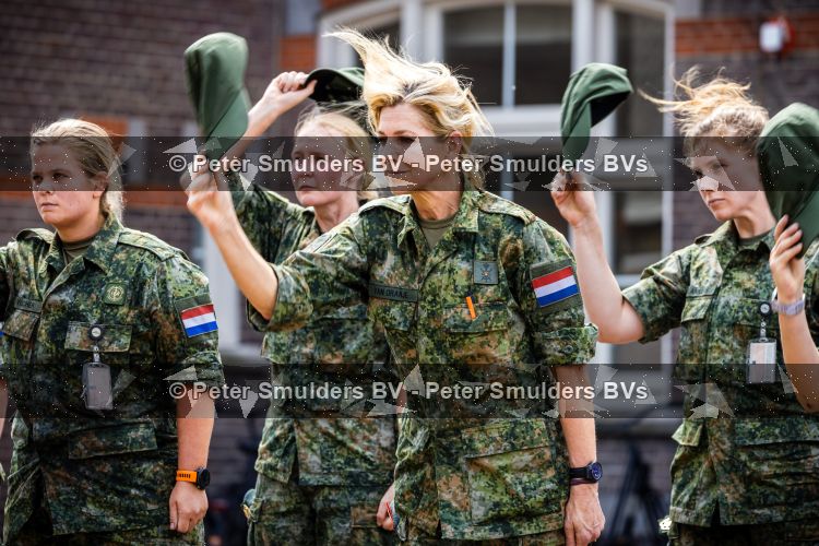 Breda 29 mei 2026
Koningin Maxima krijgt haar baret uitgereikt na afronding van haar training tot reservist, 29 Mei 2026.