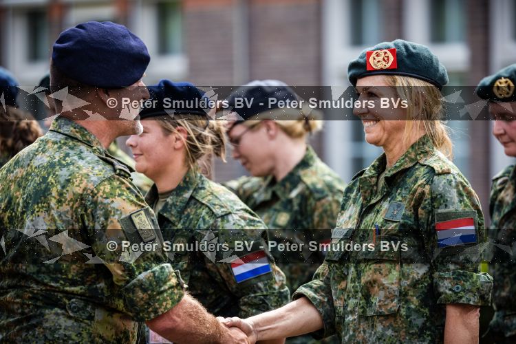 Breda 29 mei 2026
Koningin Maxima krijgt haar baret uitgereikt na afronding van haar training tot reservist, 29 Mei 2026.