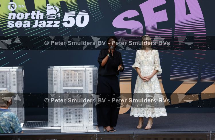 Rotterdam 10 juli 2026
Koningin Maxima opent het North sea jazz festival in Ahoy . Giovanca presenteerde de opening 