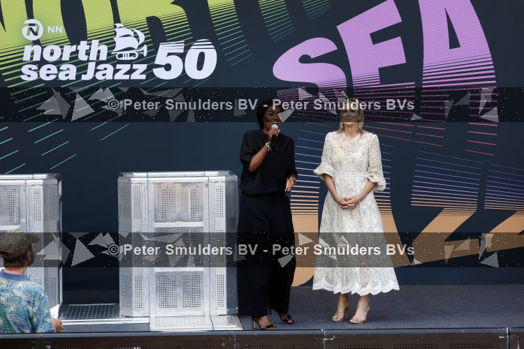 Rotterdam 10 juli 2026
Koningin Maxima opent het North sea jazz festival in Ahoy . Giovanca presenteerde de opening 