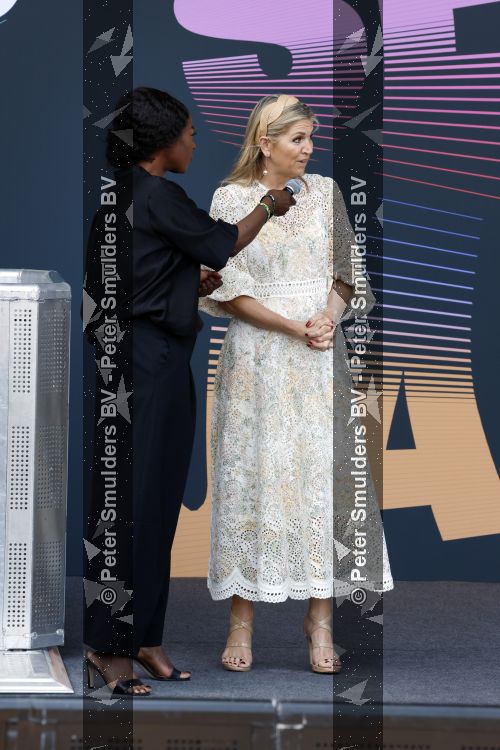 Rotterdam 10 juli 2026
Koningin Maxima opent het North sea jazz festival in Ahoy . Giovanca presenteerde de opening 
