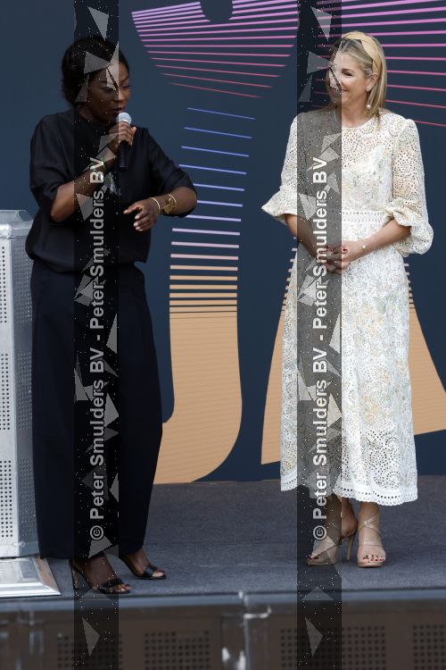 Rotterdam 10 juli 2026
Koningin Maxima opent het North sea jazz festival in Ahoy . Giovanca presenteerde de opening 