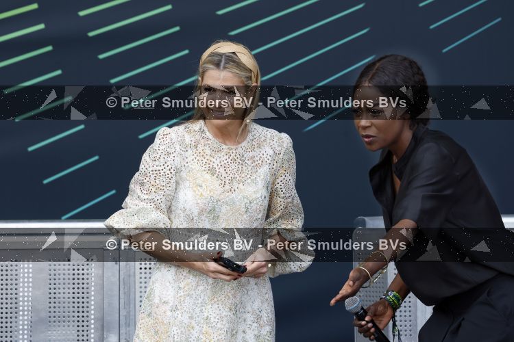 Rotterdam 10 juli 2026
Koningin Maxima opent het North sea jazz festival in Ahoy . Giovanca presenteerde de opening 