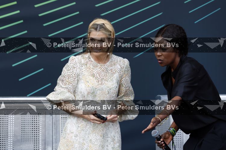 Rotterdam 10 juli 2026
Koningin Maxima opent het North sea jazz festival in Ahoy . Giovanca presenteerde de opening 
