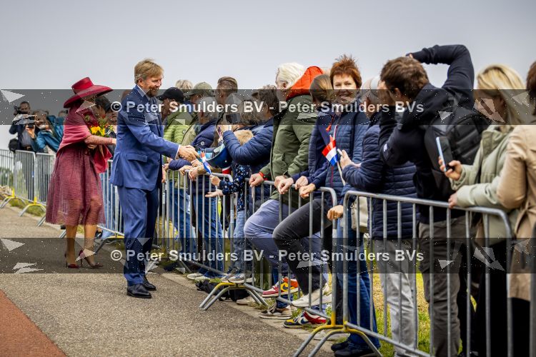 ROERMOND 19 mei 2026 Koning Willem Alexander en Koningin Maxima brengen een streekbezoek aan de gemeenten Maasgouw, Echt-Susteren, Roerdalen en Roermond. Tijdens het streekbezoek bezoekt het paar de schutterij in Wessem, Abdij Lilbosch in Echt, het smalste stukje Nederland in Illikhoven en Roermond, 19 Mei 2026. 