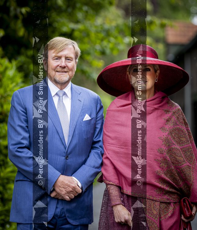 ROERMOND 19 mei 2026 Koning Willem Alexander en Koningin Maxima brengen een streekbezoek aan de gemeenten Maasgouw, Echt-Susteren, Roerdalen en Roermond. Tijdens het streekbezoek bezoekt het paar de schutterij in Wessem, Abdij Lilbosch in Echt, het smalste stukje Nederland in Illikhoven en Roermond, 19 Mei 2026. 