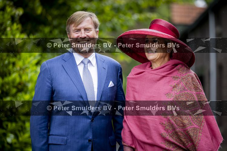ROERMOND 19 mei 2026 Koning Willem Alexander en Koningin Maxima brengen een streekbezoek aan de gemeenten Maasgouw, Echt-Susteren, Roerdalen en Roermond. Tijdens het streekbezoek bezoekt het paar de schutterij in Wessem, Abdij Lilbosch in Echt, het smalste stukje Nederland in Illikhoven en Roermond, 19 Mei 2026. 
