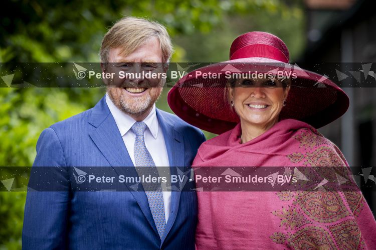 ROERMOND 19 mei 2026 Koning Willem Alexander en Koningin Maxima brengen een streekbezoek aan de gemeenten Maasgouw, Echt-Susteren, Roerdalen en Roermond. Tijdens het streekbezoek bezoekt het paar de schutterij in Wessem, Abdij Lilbosch in Echt, het smalste stukje Nederland in Illikhoven en Roermond, 19 Mei 2026. 