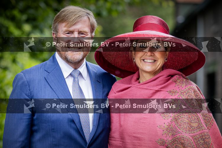 ROERMOND 19 mei 2026 Koning Willem Alexander en Koningin Maxima brengen een streekbezoek aan de gemeenten Maasgouw, Echt-Susteren, Roerdalen en Roermond. Tijdens het streekbezoek bezoekt het paar de schutterij in Wessem, Abdij Lilbosch in Echt, het smalste stukje Nederland in Illikhoven en Roermond, 19 Mei 2026. 