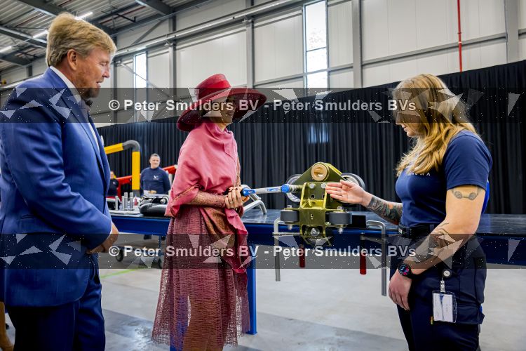 ROERMOND 19 mei 2026 Koning Willem Alexander en Koningin Maxima brengen een streekbezoek aan de gemeenten Maasgouw, Echt-Susteren, Roerdalen en Roermond. Tijdens het streekbezoek bezoekt het paar de schutterij in Wessem, Abdij Lilbosch in Echt, het smalste stukje Nederland in Illikhoven en Roermond, 19 Mei 2026. 