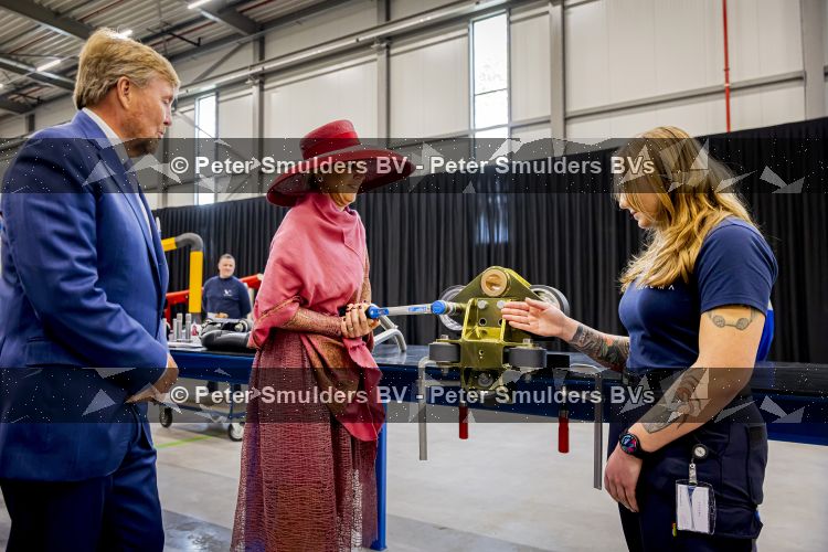 ROERMOND 19 mei 2026 Koning Willem Alexander en Koningin Maxima brengen een streekbezoek aan de gemeenten Maasgouw, Echt-Susteren, Roerdalen en Roermond. Tijdens het streekbezoek bezoekt het paar de schutterij in Wessem, Abdij Lilbosch in Echt, het smalste stukje Nederland in Illikhoven en Roermond, 19 Mei 2026. 