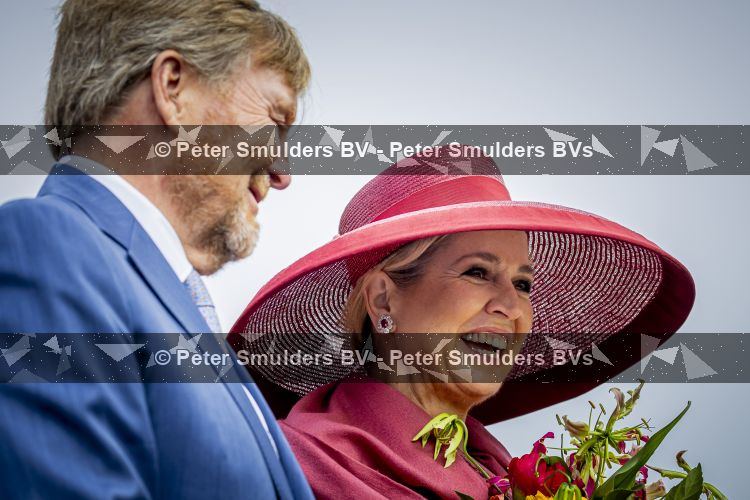 ROERMOND 19 mei 2026 Koning Willem Alexander en Koningin Maxima brengen een streekbezoek aan de gemeenten Maasgouw, Echt-Susteren, Roerdalen en Roermond. Tijdens het streekbezoek bezoekt het paar de schutterij in Wessem, Abdij Lilbosch in Echt, het smalste stukje Nederland in Illikhoven en Roermond, 19 Mei 2026. 