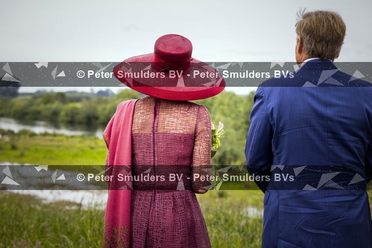 ROERMOND 19 mei 2026 Koning Willem Alexander en Koningin Maxima brengen een streekbezoek aan de gemeenten Maasgouw, Echt-Susteren, Roerdalen en Roermond. Tijdens het streekbezoek bezoekt het paar de schutterij in Wessem, Abdij Lilbosch in Echt, het smalste stukje Nederland in Illikhoven en Roermond, 19 Mei 2026. 