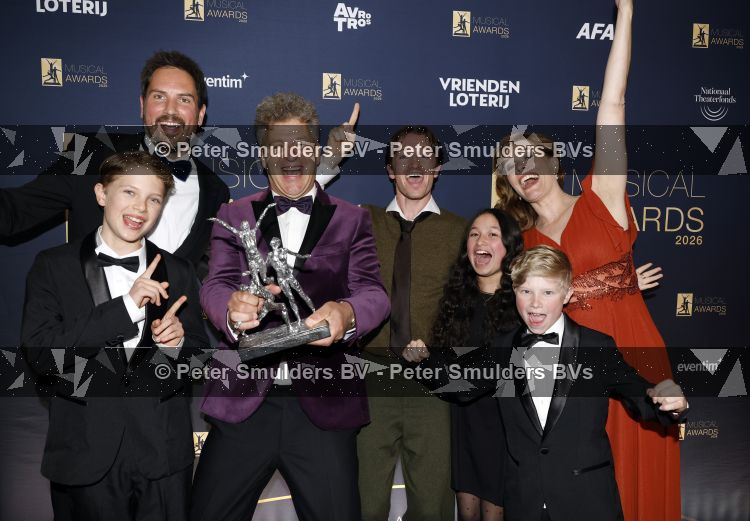 Leusden 20 mei 2026
Musical awards gala bij AFAS in Leusden . Mees Kees met Erik v Trommel