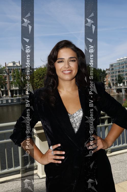 Amsterdam 7 juli 2026
Presentatie cast The Bodyguard met in de hoofdrollen Gaia Aikman Dorian Bindels Juvat Westendorp en Numidia . Albert Verlinde is een van de producenten . Presentatie was in het Amstel Hotel.