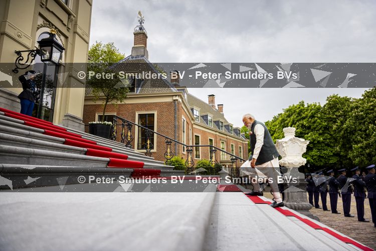 Den Haag 16 mei 2026
Koningin Maxima Koning Willem Alexander en President Modi India op paleis Huis ten Bosch 