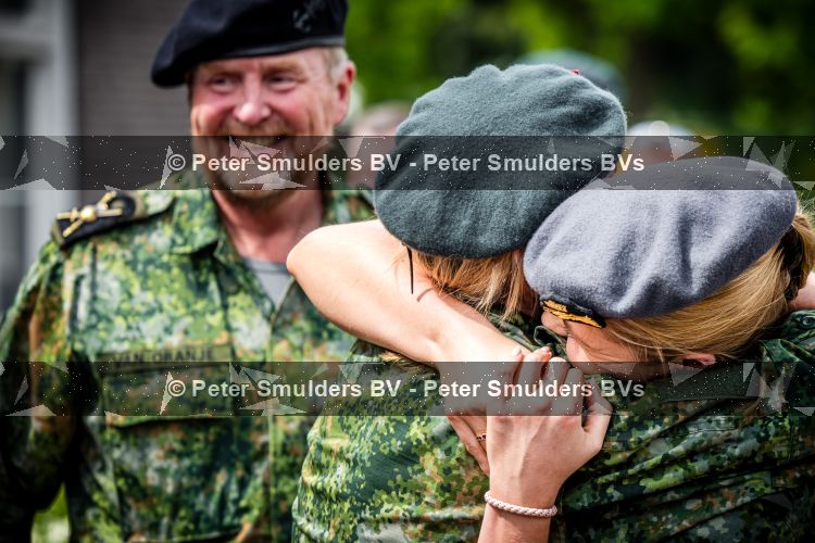 Breda 29 mei 2026
Koningin Maxima krijgt haar baret uitgereikt na afronding van haar training tot reservist, 29 Mei 2026.