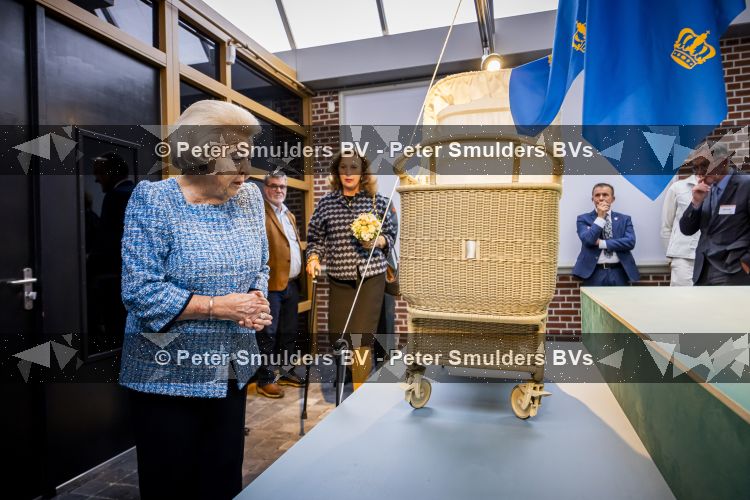 NOORDWOLDE - 20 mei 2026
Prinses Beatrix bezoekt Nationaal Vlechtmuseum ter gelegenheid van het 25 jarig jubileum, 20 Mei 2026. Tijdens het bezoekt onthult de prinses de originele wieg wij zij als baby in heeft gelegen. 