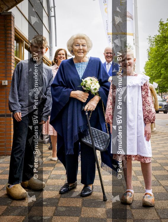 NOORDWOLDE - 20 mei 2026
Prinses Beatrix bezoekt Nationaal Vlechtmuseum ter gelegenheid van het 25 jarig jubileum, 20 Mei 2026. Tijdens het bezoekt onthult de prinses de originele wieg wij zij als baby in heeft gelegen. 