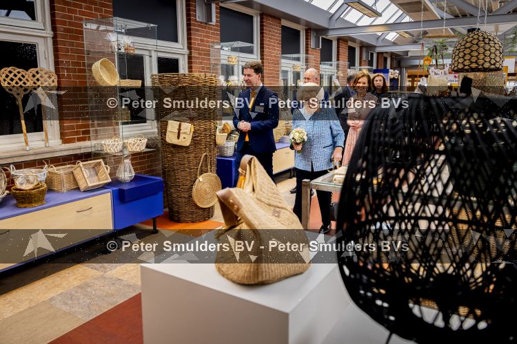 NOORDWOLDE - 20 mei 2026
Prinses Beatrix bezoekt Nationaal Vlechtmuseum ter gelegenheid van het 25 jarig jubileum, 20 Mei 2026. Tijdens het bezoekt onthult de prinses de originele wieg wij zij als baby in heeft gelegen. 