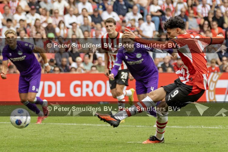 Eindhoven, 23 augustus 2026
Vriendenloterij Eredivisie
PSV - FC Groningen eindstand 5-1
Ricardo Pepi

Foto Carlo van Hout