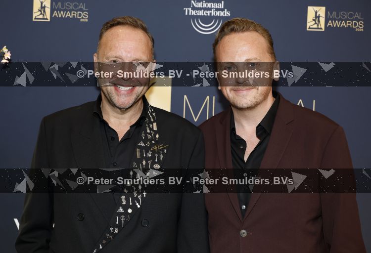 Leusden 20 mei 2026
Musical awards gala bij AFAS in Leusden . Richard Groenendijk kwam met partner