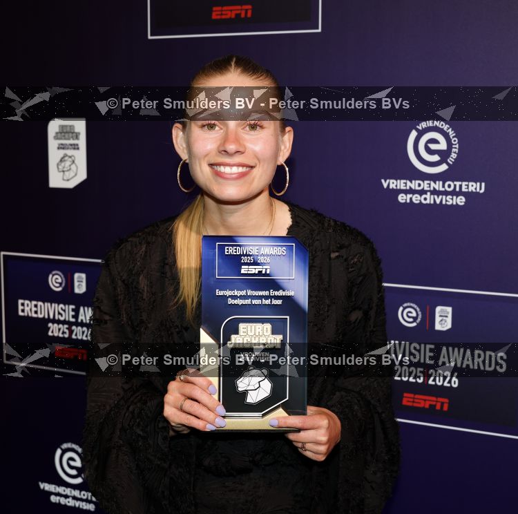 Maarssen 25 mei 2026
Voetballer van het jaar gala in de Fabrique in Maarssen . ESPN organiseert het . Sam de Jong 