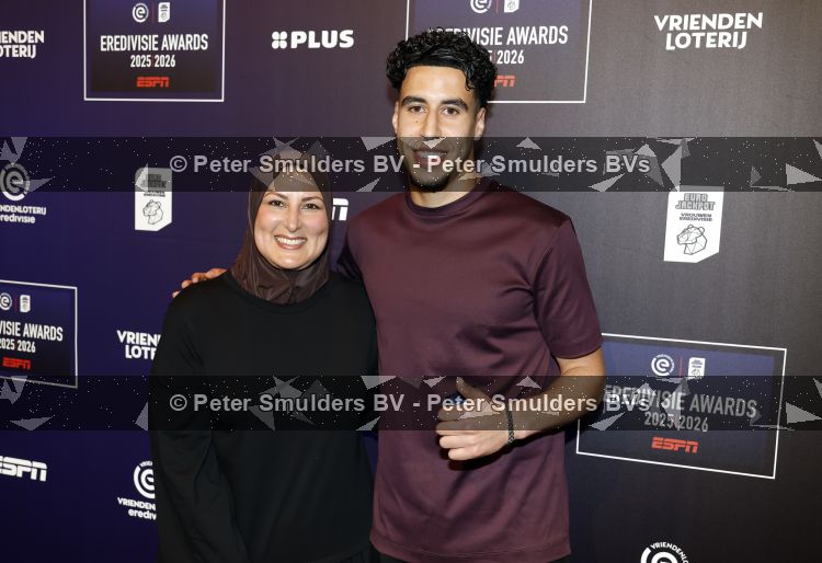 Maarssen 25 mei 2026
Voetballer van het jaar gala in de Fabrique in Maarssen . ESPN organiseert het . Sami Ouaissa kwam met zijn moedre