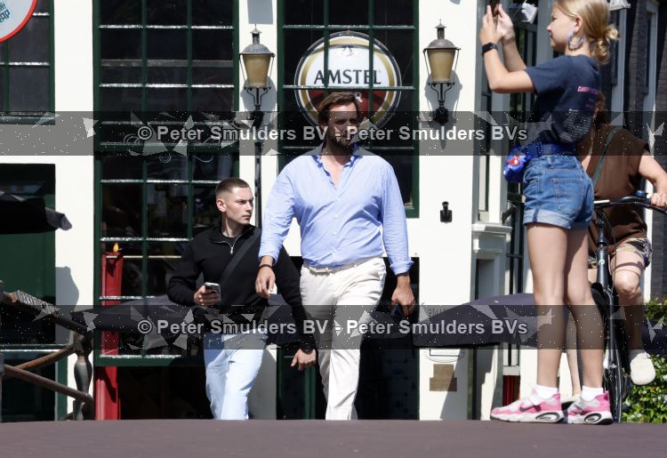 Amsterdam 10 juli 2026
Thierry Baudet wandelend door het centrum van Amsterdam .