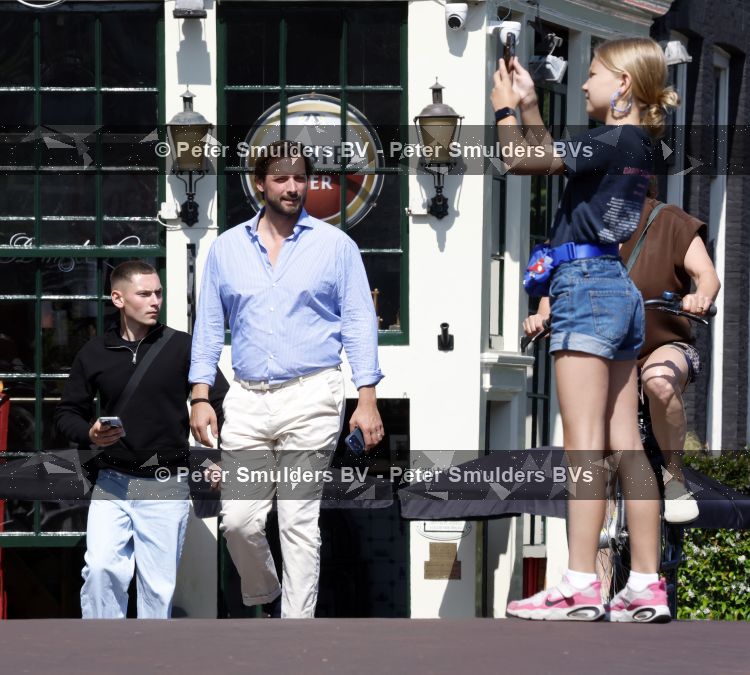 Amsterdam 10 juli 2026
Thierry Baudet wandelend door het centrum van Amsterdam .